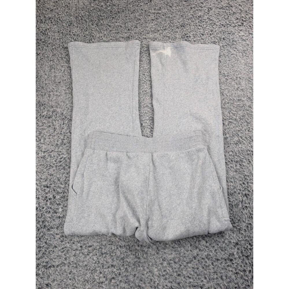 American Eagle Pants Women Medium Gray Lightweight Summer Flared Preppy Normcore